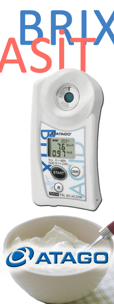 süt asitliği ölçümü i̇çin dijital el tipi asitlik ölçer - atago pal-bx asit91