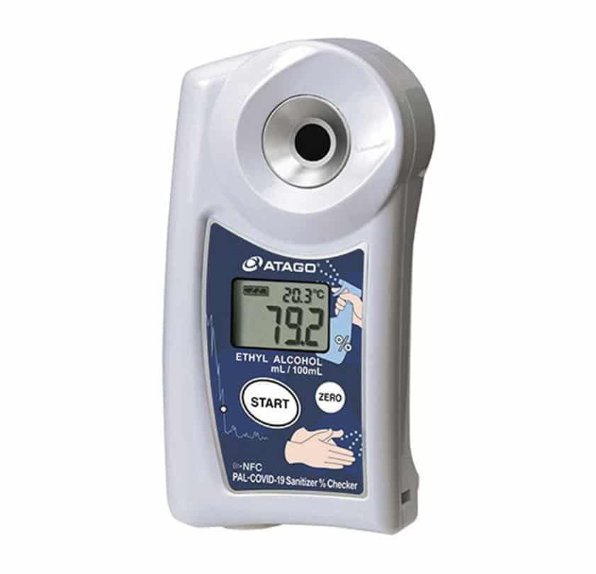refraktometre ile alkol etil alkol tespiti, refraktometre ile etil alkol ölçümü, etil alkol refraktometre değeri